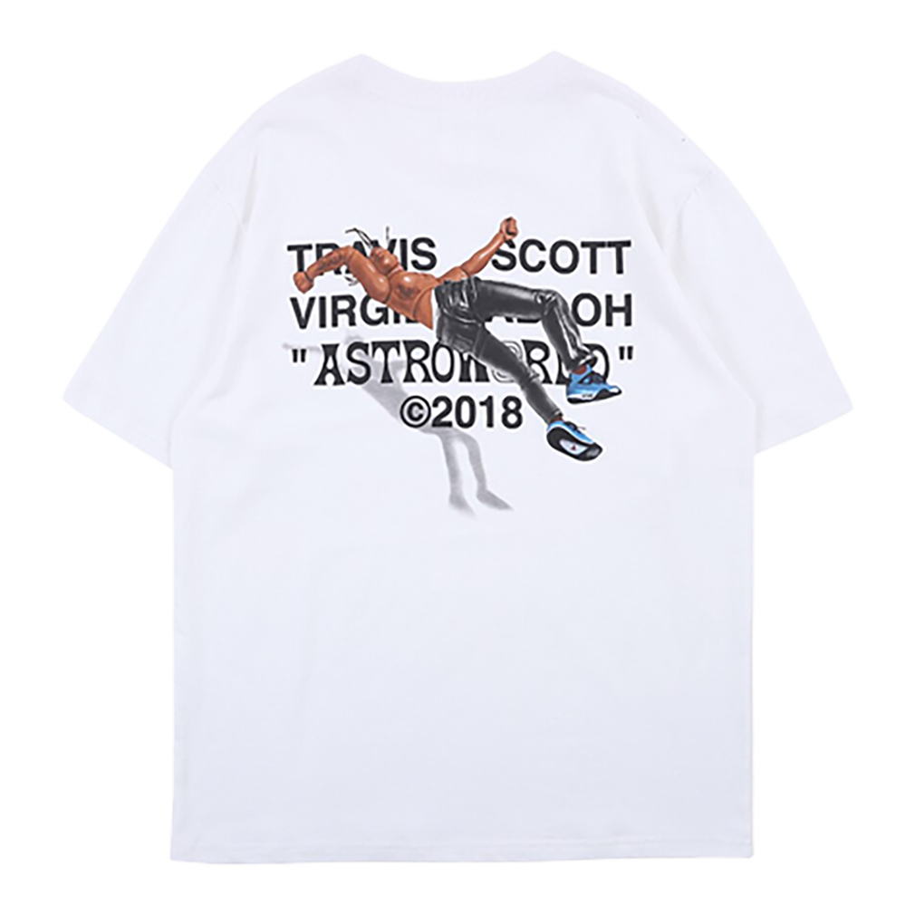 Travis Scotts Astroworld Pocket Graphic Letter Printing T-Shirts ...