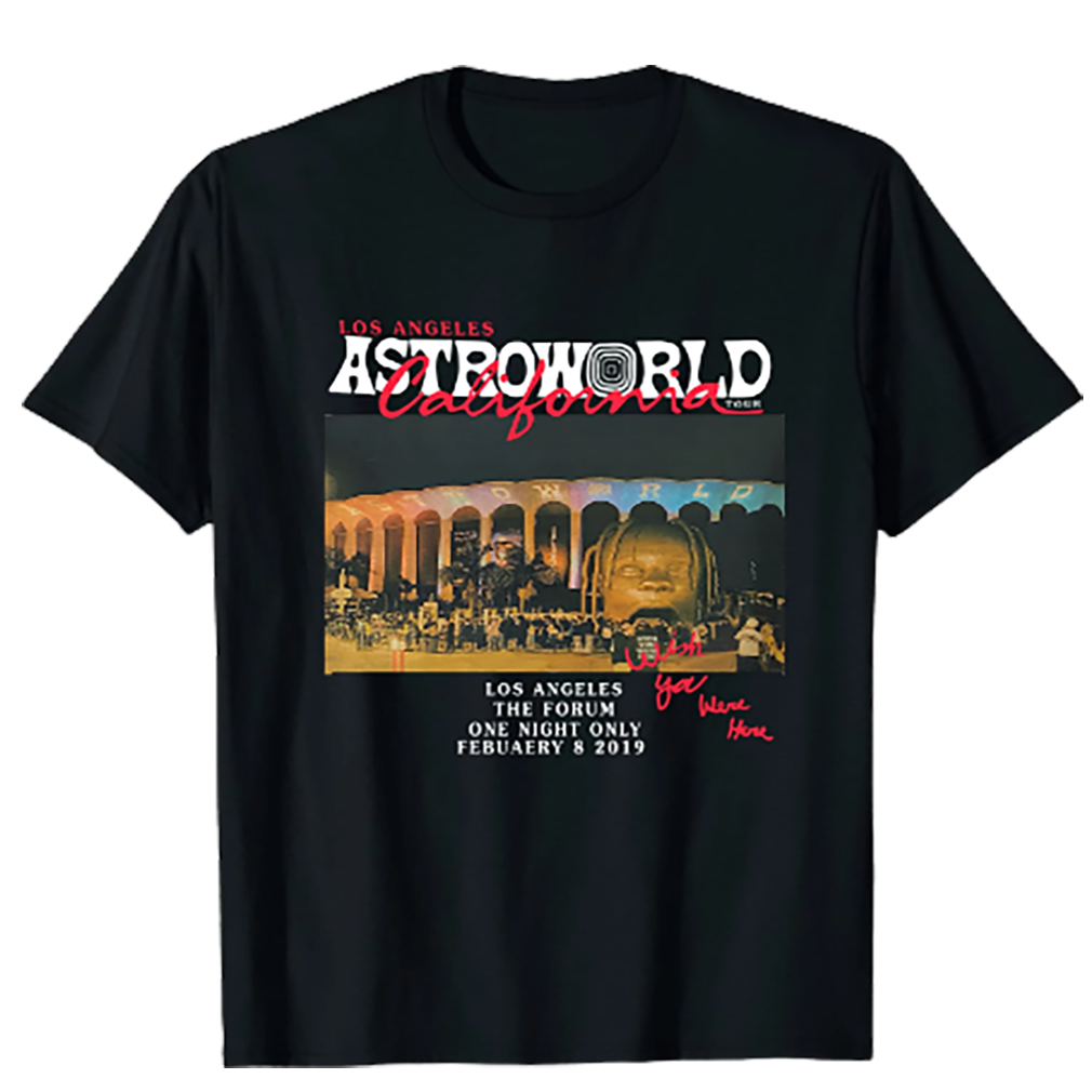 Travis Scott Astroworld Tour T Shirt Trending Apparel