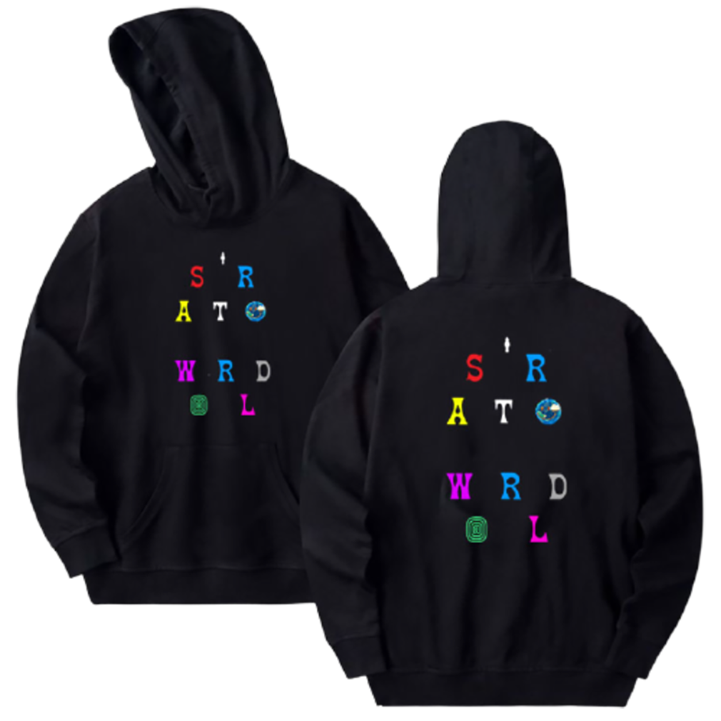 Astroworld Colored Letters Hoodie TRENDING APPAREL