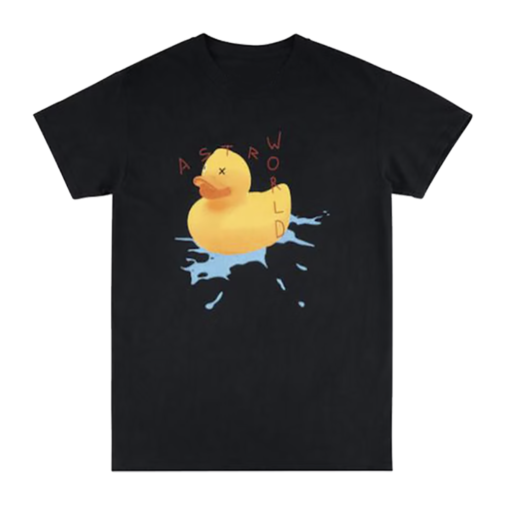 Travis Scott Astroworld Europe Exclusive Rubber Duck T-Shirt TRENDING ...