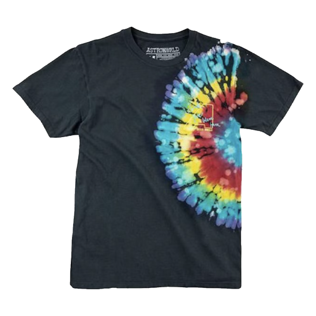 Travis Scott Astroworld Europe Exclusive Tie Dye T-Shirt TRENDING APPAREL
