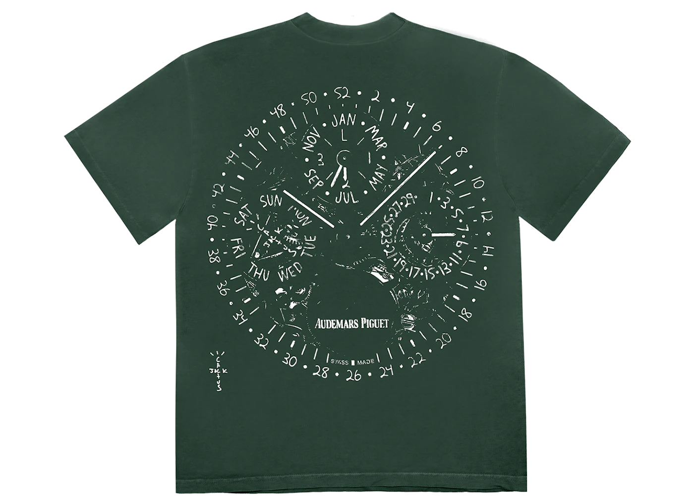 Travis Scott CJ X Audemars Piguet Watch Face Tee TRENDING APPAREL