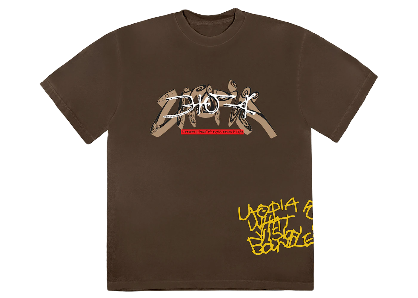 Travis Scott Utopia I Tee Brown TRENDING APPAREL