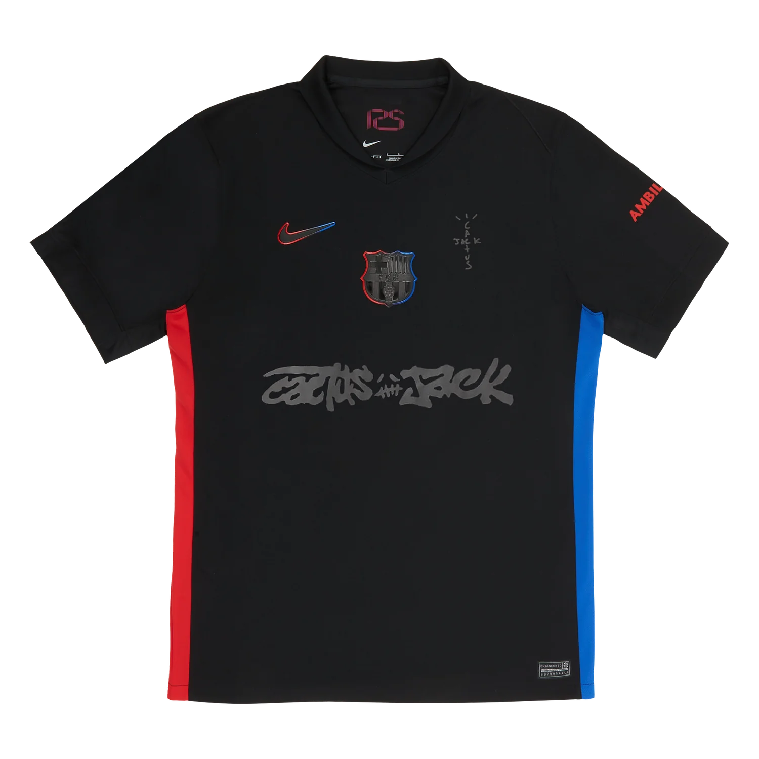 TRAVIS SCOTT X FC BARCELONA 2024/25 MATCH AWAY CACTUS JACK JERSEY