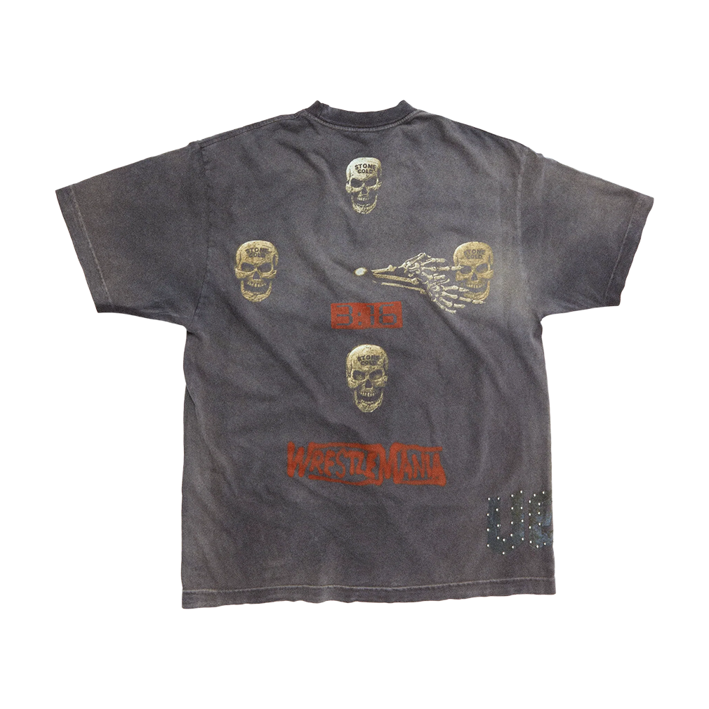 CJ X WWE NO BYSTANDERS TEE (STONE COLD STEVE AUSTIN)