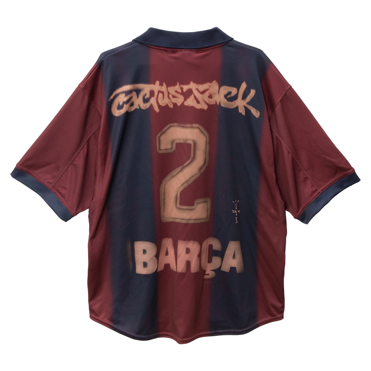 TRAVIS SCOTT X FC BARCELONA 2024/25 MATCH AWAY CACTUS JACK JERSEY