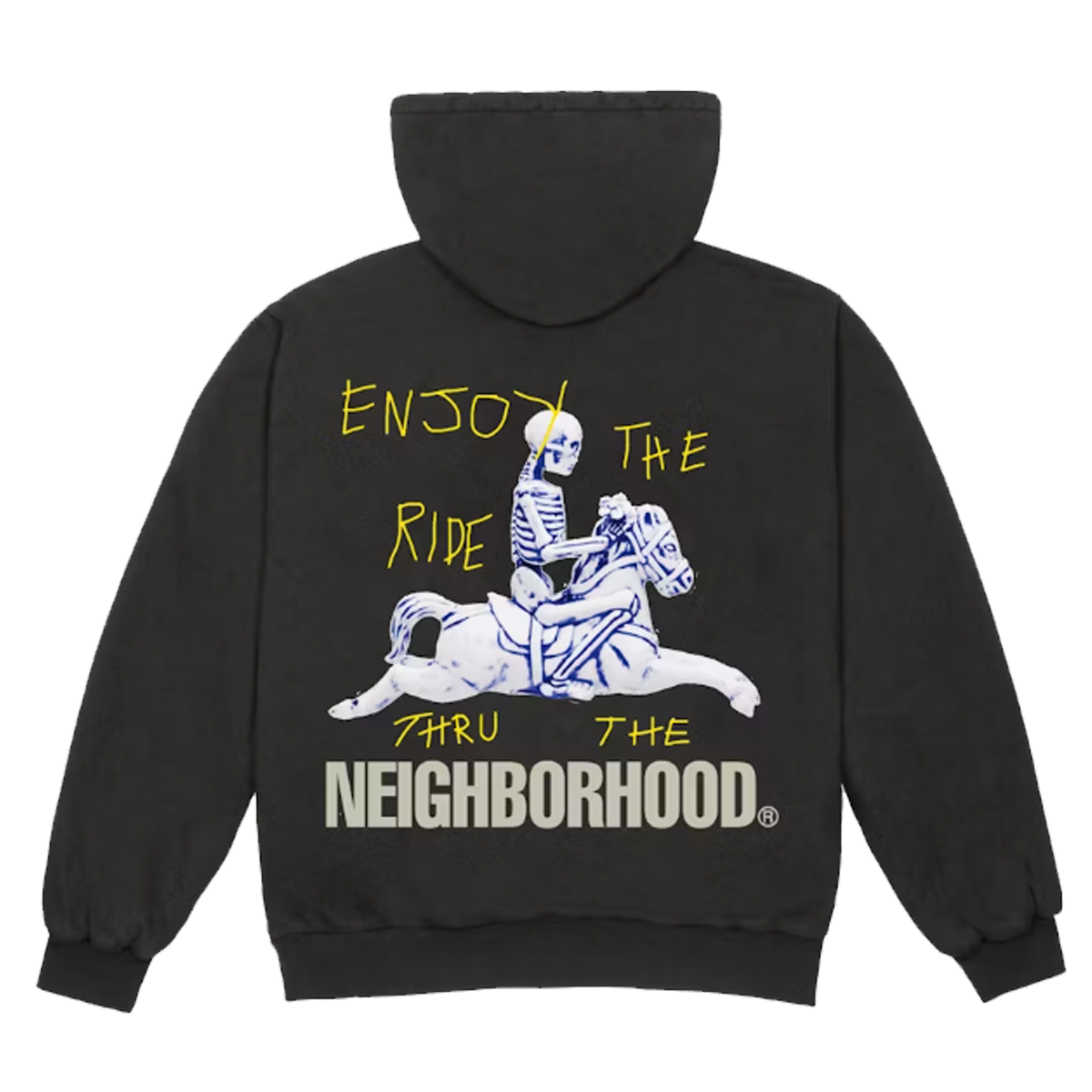 TRAVIS SCOTT CACTUS JACK X NEIGHBORHOOD CAROUSEL ZIPPER HOODIE
