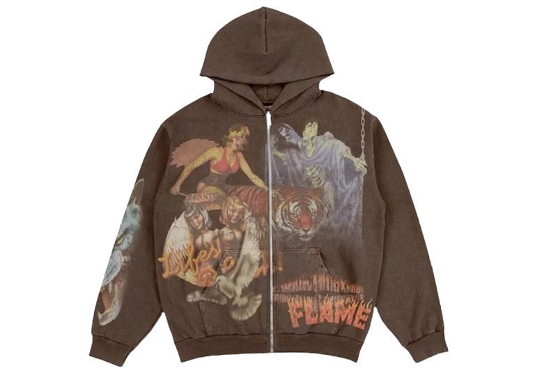 TRAVIS SCOTT UTOPIA CIRCUS MAXIMUS 2023 TOUR ZIP-UP HOODIE