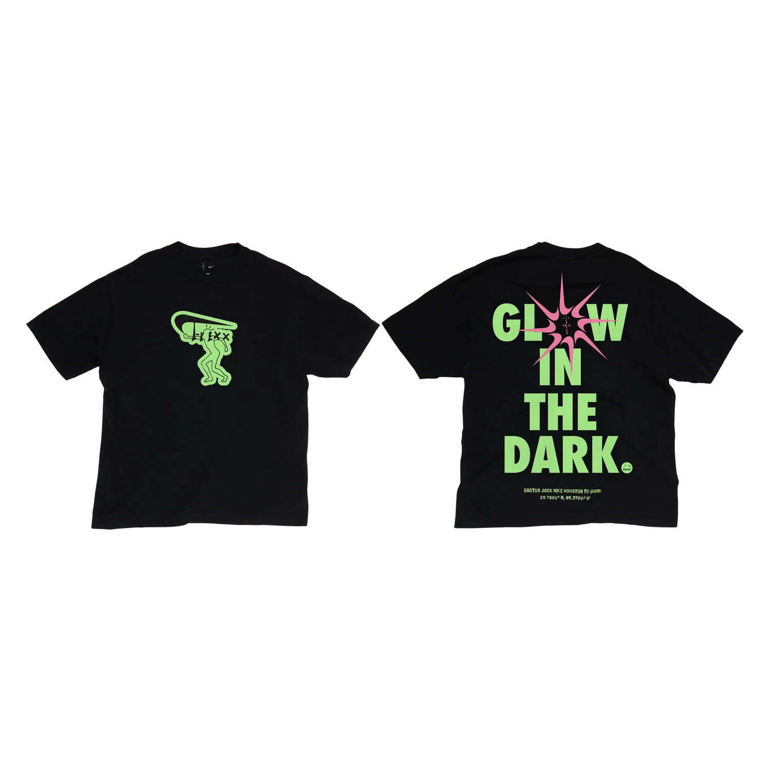 CJ X NIKE T-REXX GLOW IN THE DARK TEE (BLACK)