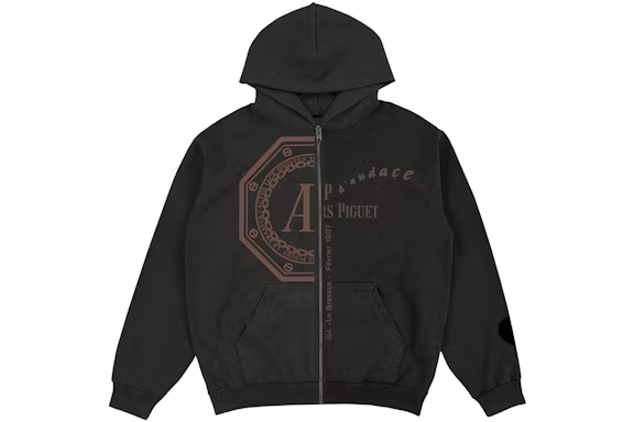 Travis Scott CJ x Audemars Piguet Split Logo Zip Up Hoodie