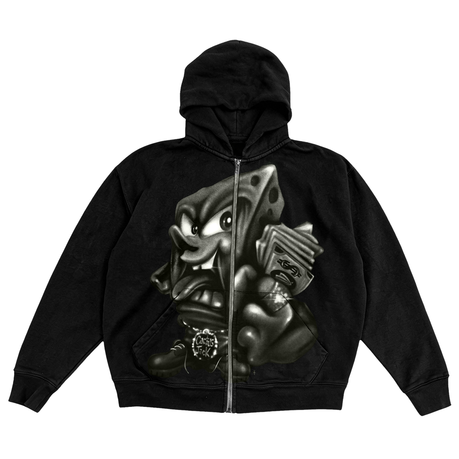 CJ X SPONGEBOB LEGAL TENDER ZIP HOODIE