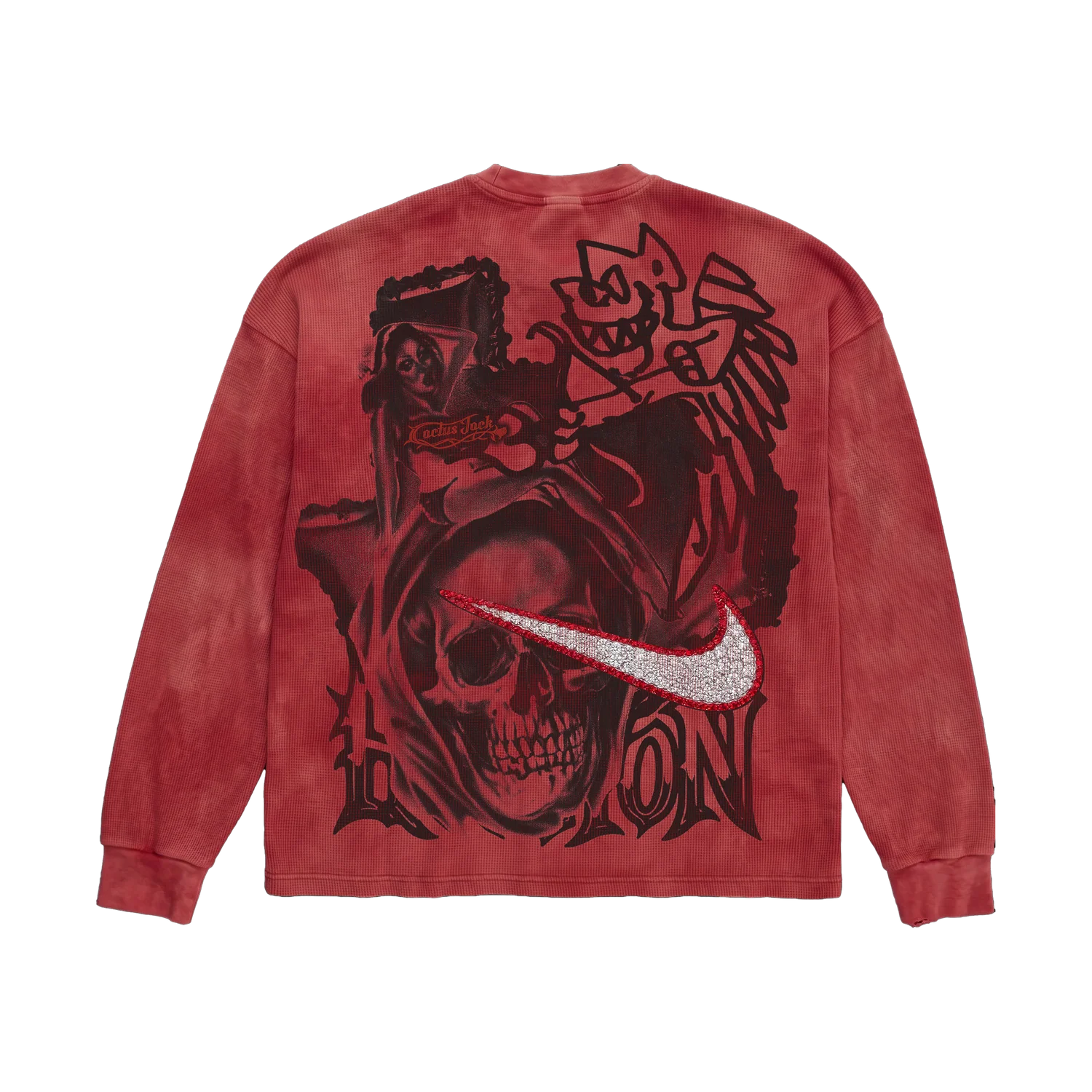 CJ X NIKE TIE DYE THERMAL RHINESTONE LONGSLEEVE