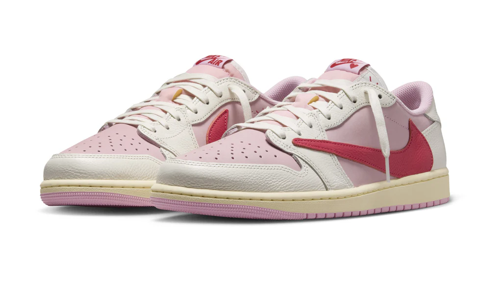 AIR JORDAN 1 LOW SP - SHY PINK-TROPICAL PINK