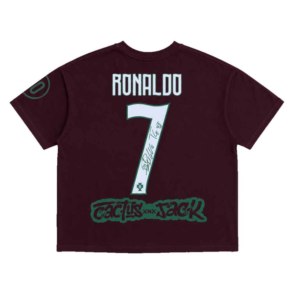 PORTUGAL RONALDO & TRAVIS SCOTT 7 SIGNATURE TOTAL 90 TEE